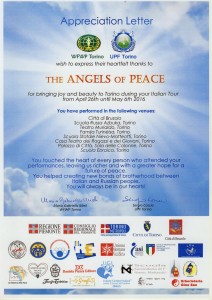 Italy 2016 for Angels of peace